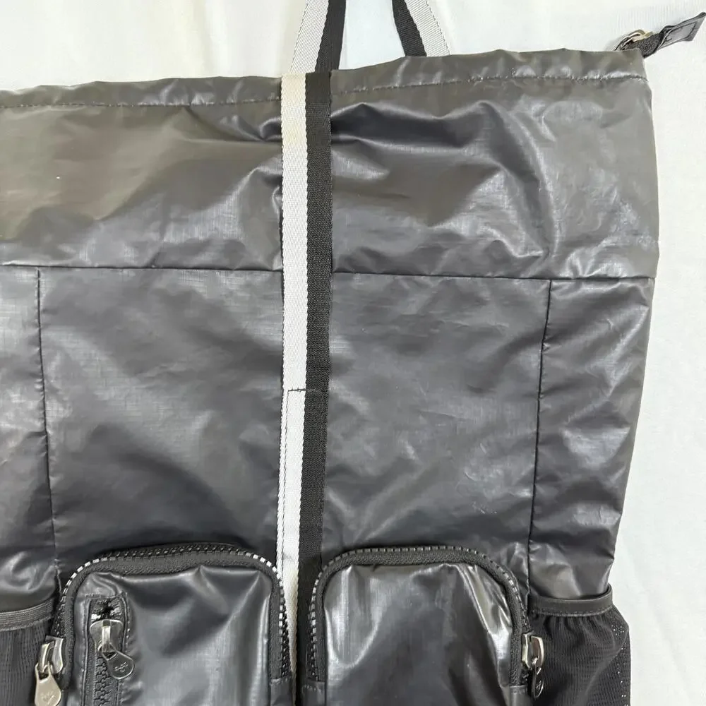 Justice black backpack